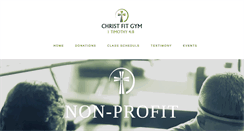 Desktop Screenshot of christfitgym.org